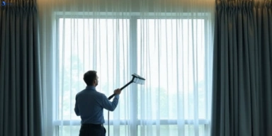 Commercial curtain stain removal service revesby-nsw hotels offices restaurants